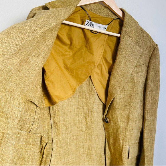 Zara Oversized Linen Blazer Limited Edition - Picture 13 of 15
